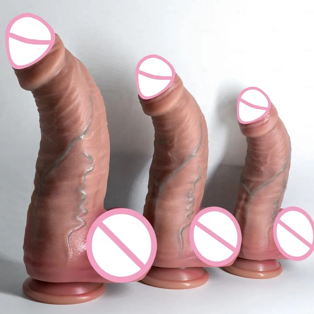 Realistico 3 Formati Fimosi Dildo Pene Realistico Molle Del Silicone Genitali Maschili Masturbazione Vaginale Ventosa Cazzo Donna Sesso Anale — image 1