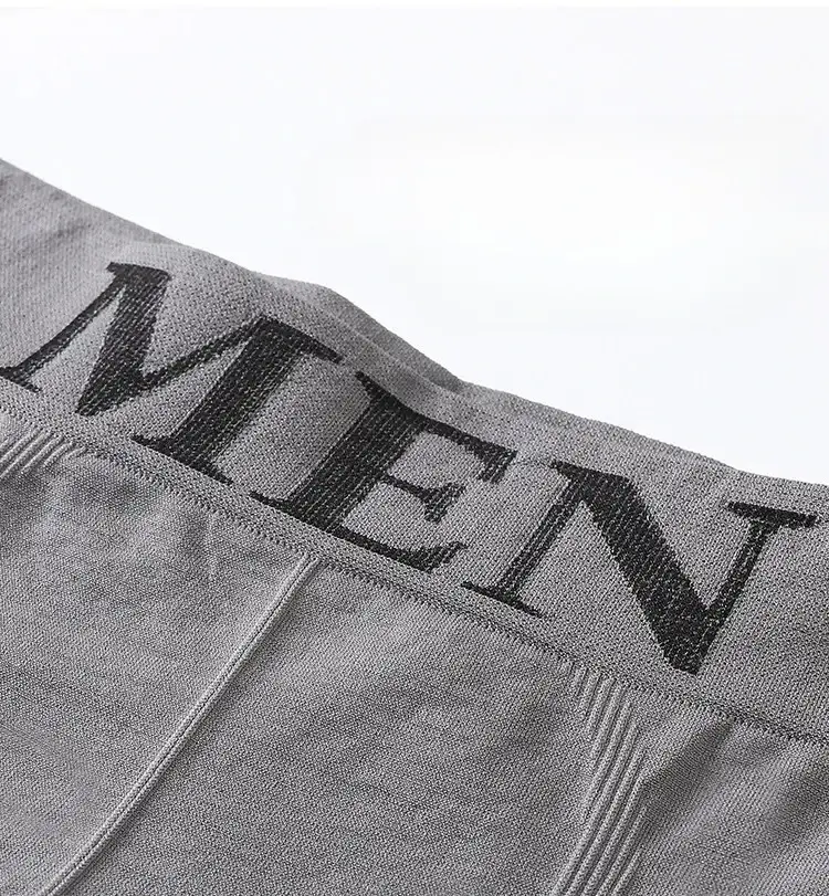 5Pcs/Lot Men's Boxers Underwear Breathable Panties Man Boxer Solid Underpants Comfortable Male Brand Shorts Black Blue Underwear