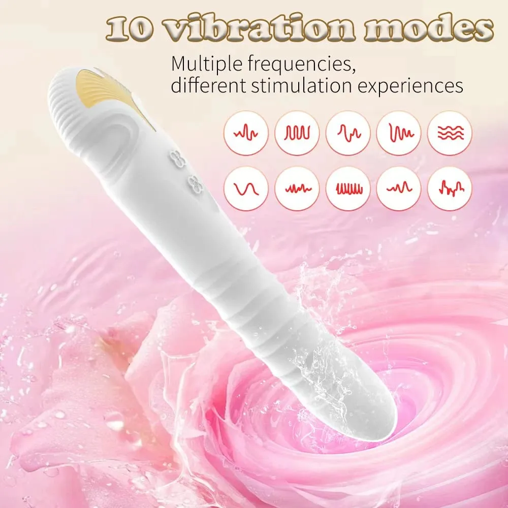Sexspielzeug-Vibrator, 10 Frequenzen, biegsam, Vaginalstimulator, Paar, interaktiver weiblicher Masturbator, USB-Aufladung — image 4