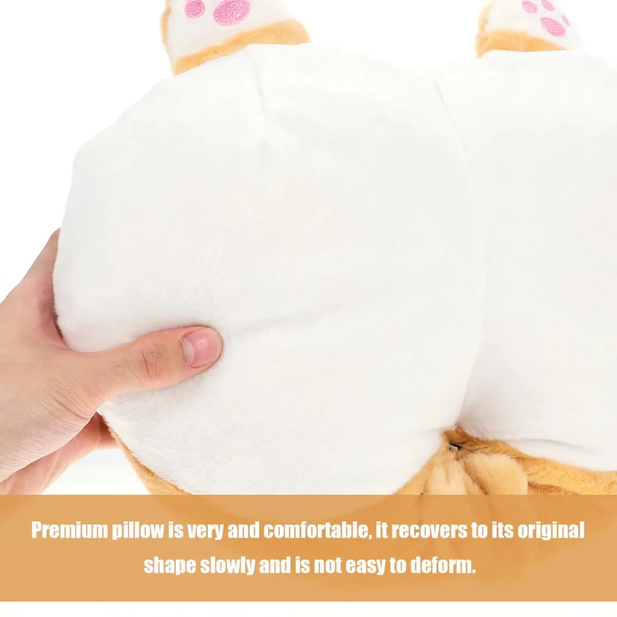 Adorable Dog Butt Cushion for Long Sitting Support Ergonomic Chair Pad for Office Workers Drivers Students Pregnant Women Travel — image 3