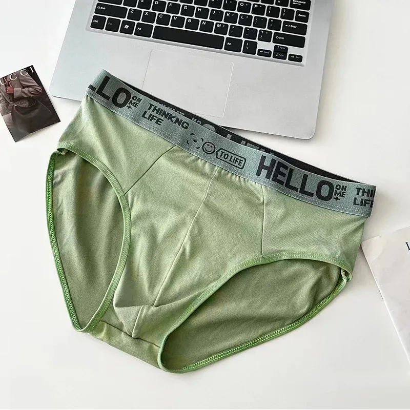 3PCS Underpants Soft Men's Panties Sports Personality Boxers Breathable Large Size Panties Briefs for Men Underwear T Underwears — image 3