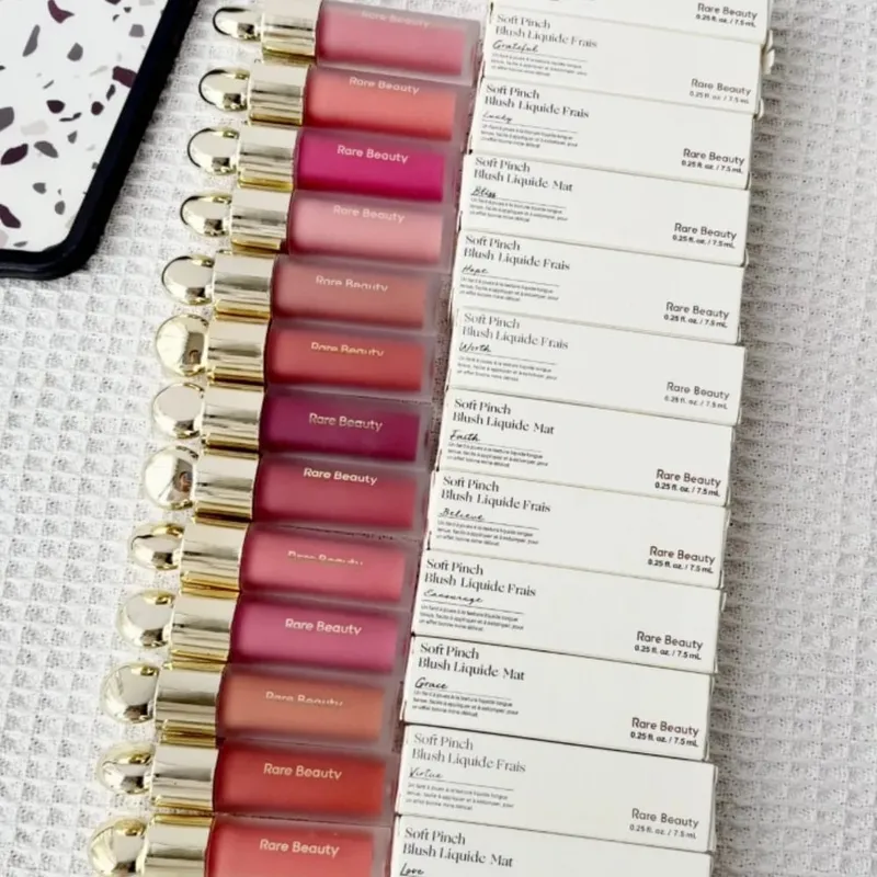 Rare Beauty Soft Pinch Liquid Blush Silky and Glides On Smoothly Long Lasting Plump Makeup Bliss Grateful Joy Love Virtue Worth — image 4