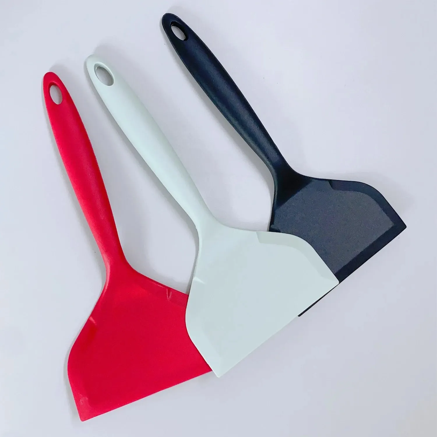 Silicone Spatula Pancakes Shovel Omelette Spatula Turner for Eggs Fish Pancake Non Stick Wide Soft Pizza Shovel Kitchen Scraper — image 2