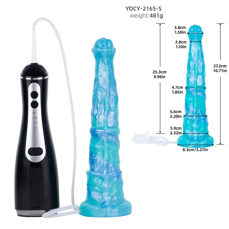 Silikonová elektrická stříkací dilda Fantasy s přísavkou Masážní přístroj prostaty Sexuální hračky s ejakulací penisu pro ženy Muži