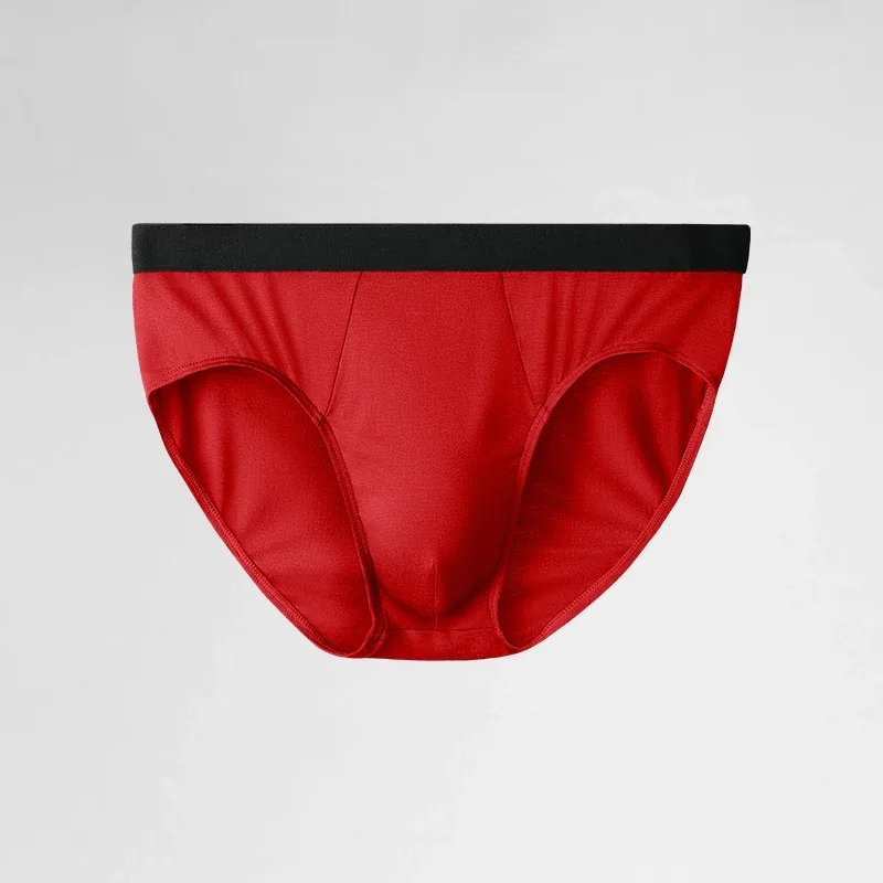 Miiow men's antibacterial underwear. Thin - style, made of modal. Low - rise, large - size briefs. Comfortable and breathable me — image 10