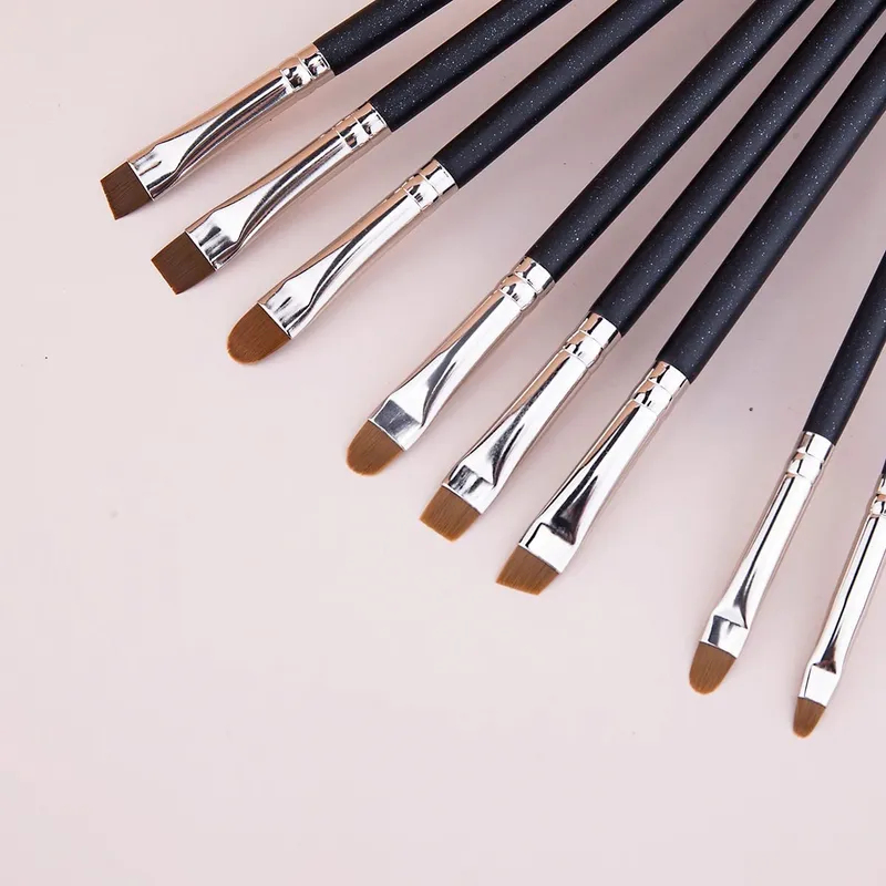 Eyebrow Concealer Brush Flat Eyebrow Brush Angled Ultra Thin Eye Line Concealer Makeup Brushes Precise Make Up Concealer Brush — image 4