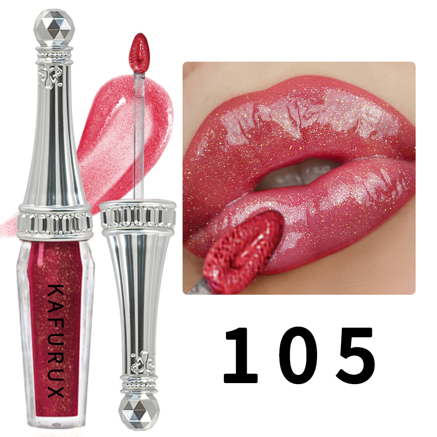 6 Colors Glitter Liquid Lipsticks Shimmer Shiny Lipgloss Pearlescent Lip Tint Mositurizing Long Lasting Lip Glaze Makeup For Wom — image 8