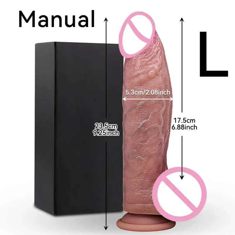 Realistic Big Dildo Huge Fake Penis With Suction Cup Flexible Artifical Dick Female Vagina Anal Masturbation For Lesbain Sex Toy — image 7