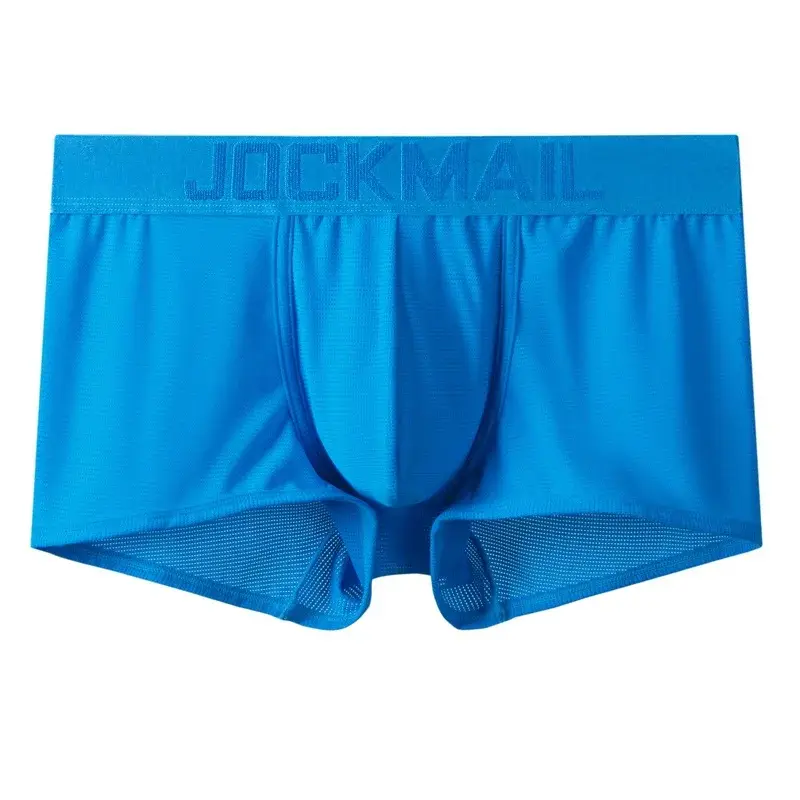 Sexy Underwear Mens Flat Corner Pants Ice Silk Breathable Youth Quadrangle Pants Guard Pants Mesh Quick Drying — image 37