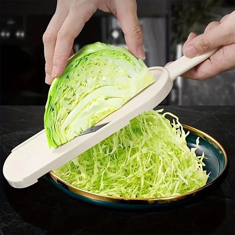 Ultra-Fine Vegetable Slicer & Shredder for Salad Cabbage Carrot - Multi-Purpose Kitchen Gadget Food Chopper for Home & Dining — image 2