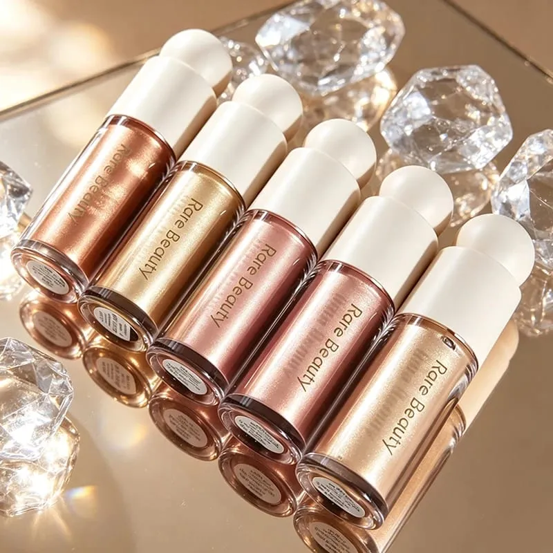 Fashionable Rare Beauty Natural Glitter High Gloss Liquid Moisturizing Butter Lipstick Antique Copper Liquid Makeup Products — image 2