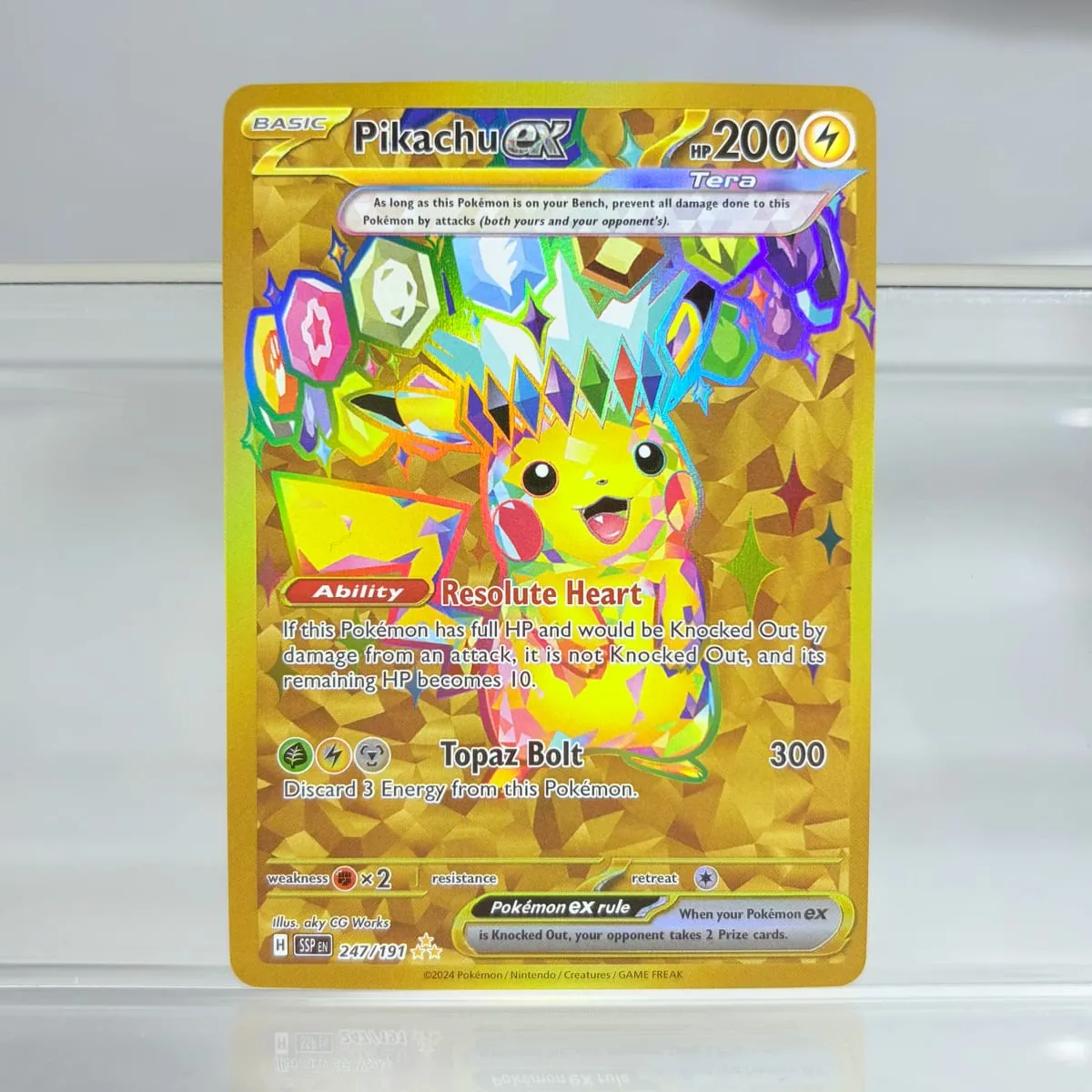 Holographic Game Trading Collection PTCG Proxy Cards Charizard Pikachu Mew EX Singl PKM Foil Cards PROXY Card — image 3