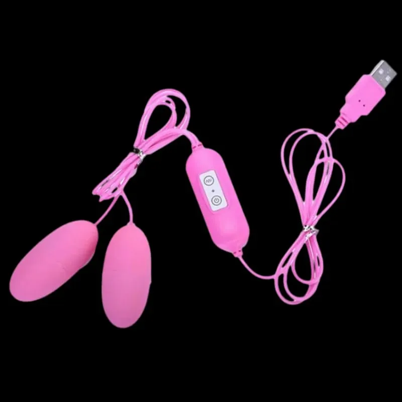 Dual Motor Bullet Vibrator Vibrating Egg USB Rechargeable Clitoral Stimulator Massager Multi Speed Pleasure Sex Toy — image 6