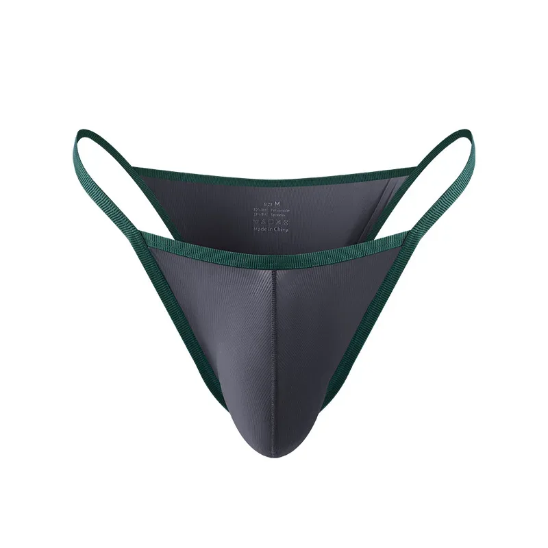 Summer Men's Ice Silk Briefs Breathable Thread Low-waist Brief Shorts — image 26