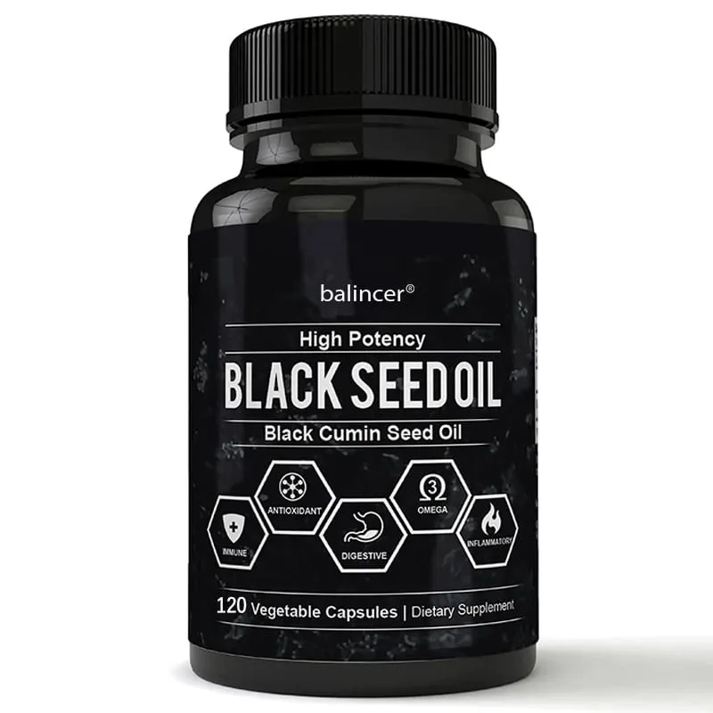 Black Cumin Seed Oil - Supports Immune Cardiovascular Hair Skin Digestive & Respiratory Health Promoting Overall Well-being