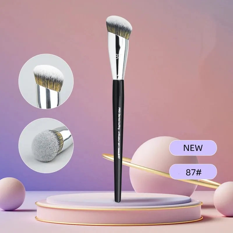 Professional Foundation Brush 47 Broom Head Liquid Foundation Shadow Concealer Brushes Women Face Base Makeup Beauty Tools — image 15
