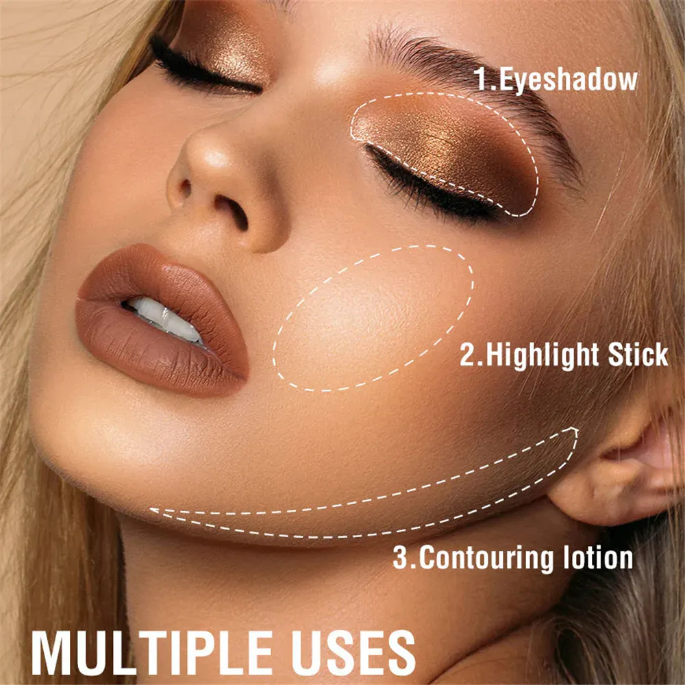 1PC Waterproof Pearlescent Eyeshadow Pencil Stick 8 Colors Lasting Glitter Shimmer Eye Shadow Highlighter Pen Eyes Makeup Tools — image 3