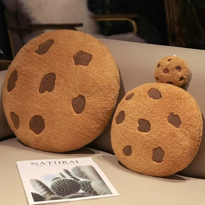 Creative Cookies Plush Seat Cushion Soft Food Pillows Stuffed Doll Toys for Kids Children Girl Birthday Room Decor New Year Gift — image 2