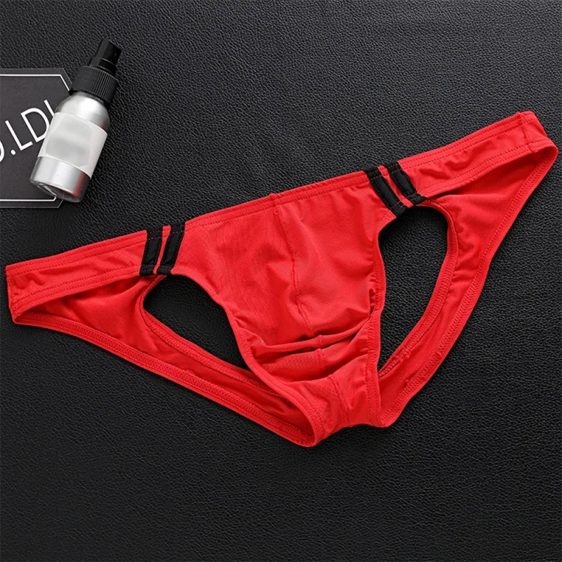 Open Butt Underwear Men's T-Back G-String Briefs Jockstrap Panties Breathable Tangas Thong Lingerie Erotic Underpants — image 13