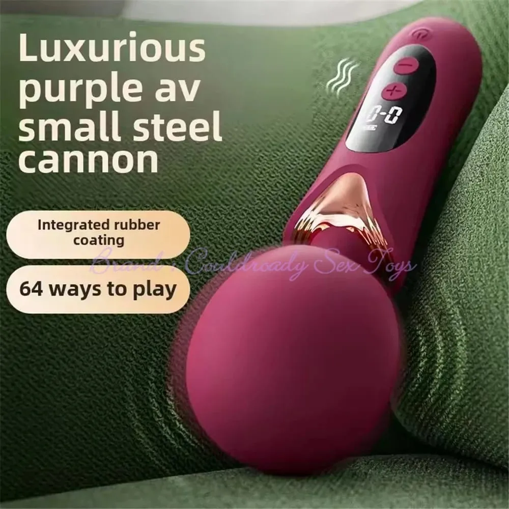 LCD ที่มีประสิทธิภาพ AV Vibrator ใหญ่หญิง Body Massager ของเล่นสำหรับผู้หญิง Clit G Spotช่องคลอดกระตุ้นMagic Wand