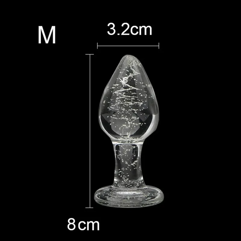 28-40mm Luminous Butt Plug Glass Anal Beads For Women Dildos Female Masturbator Sex Toys Adult Men Couple Games Erotic Products — image 8