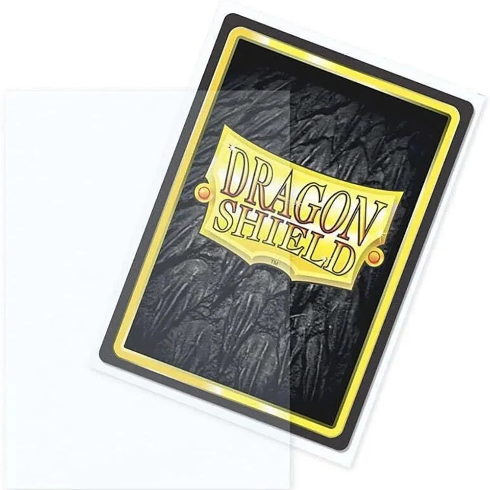 Clear Outer 100 Pcs Matte Dragon Shield: Outer Sleeves Are Smooth & Tough - Compatible with Magic PKM Cards Protector Cover — image 5