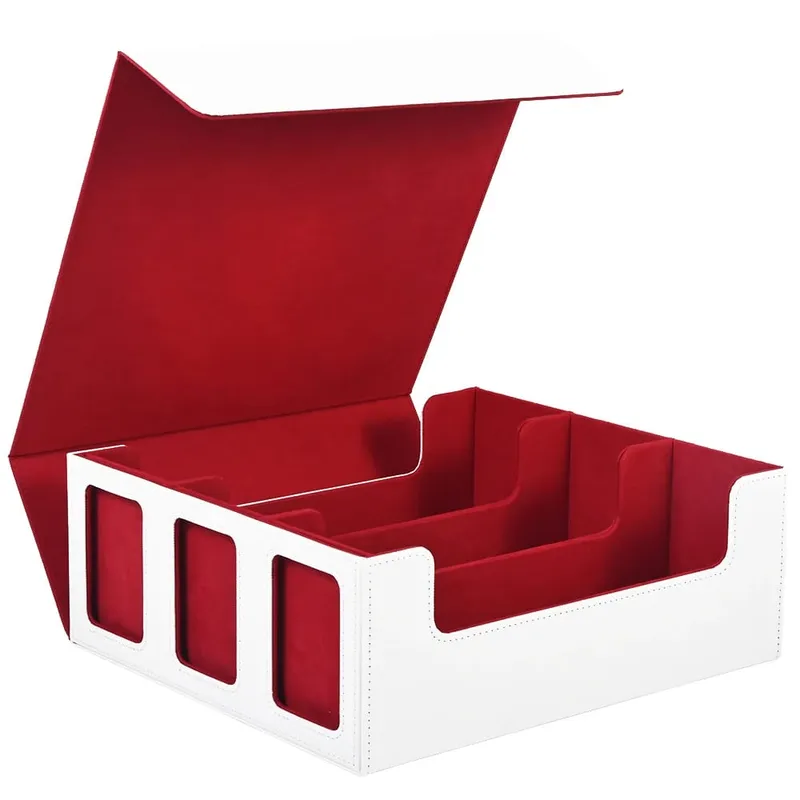 Card Storage Box for Trading Cards 1800+ Deck Box with Display Window Fits for Magic TCG PTCG Sports Cards — image 4