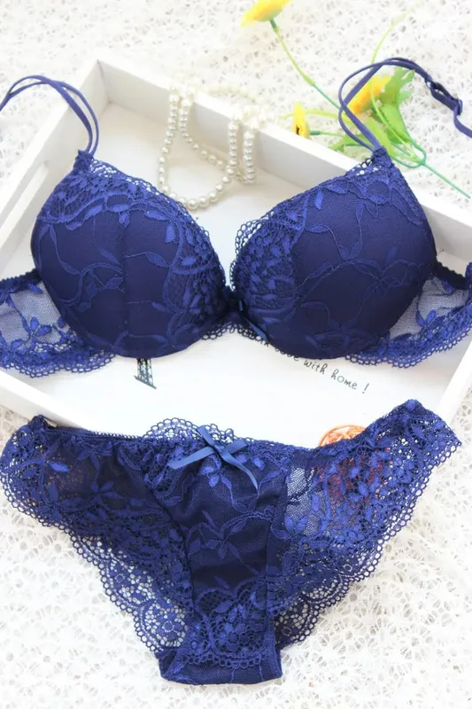 Lingerie Beautiful 2 Pcs Underwear Transparent Lace Exotic Sets See Through Delicate Bilizna Sexy Fancy Intimate — image 1