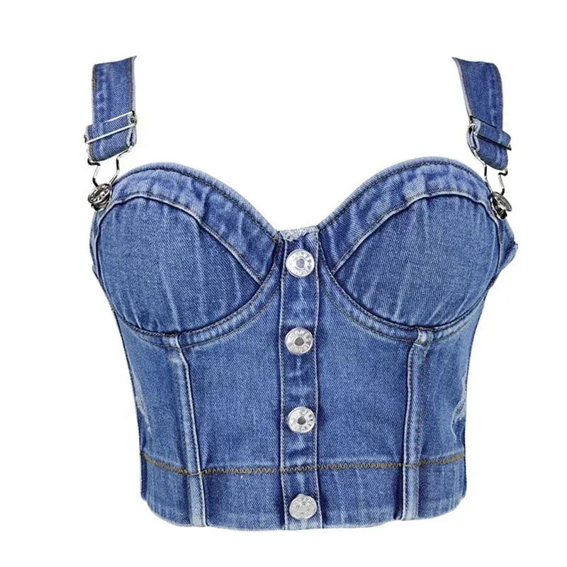 Visivane Rivet Beading y2k Tank Tops Women Bra Blusas Short Corset Woman Clothing Stage Party Shaper Ladies Crop Shirt Camis