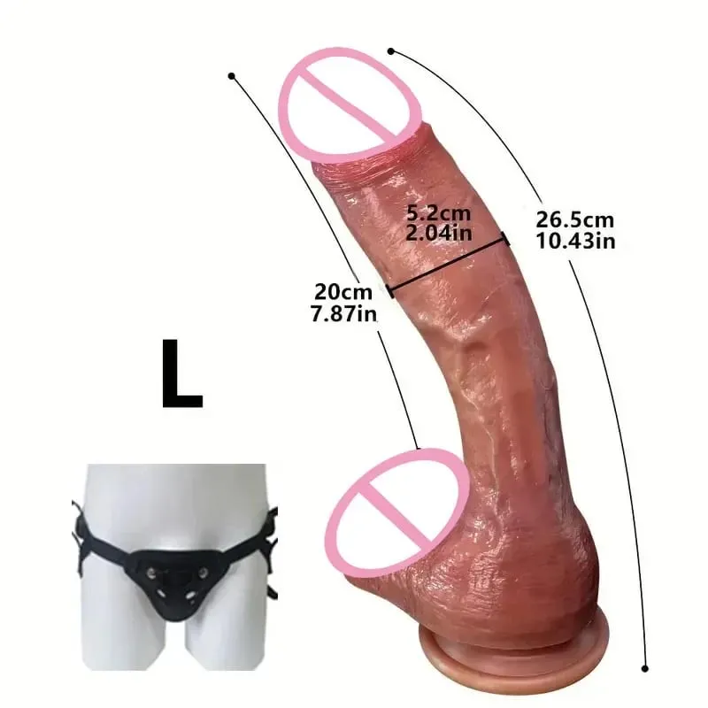 Oversized Realistic Dildo Huge Penis Penetration Anal Sex Toys For Women Masturbation Soft Dick Dildos Sexy Adult Sex Toy Gay — image 11
