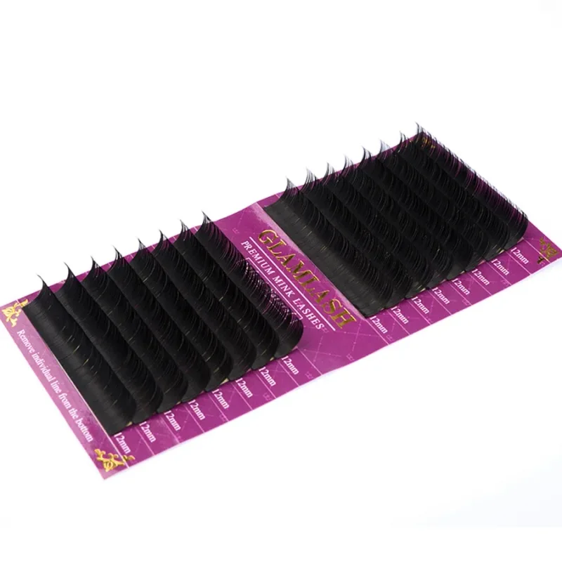 wholesale 16Rows High quality mink synthetic eyelash single natural eyelashes fake false eye lash make up — image 5