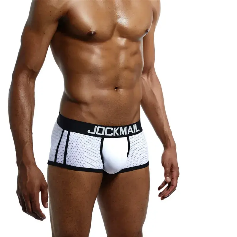 4Pcs Man Underpants Boxershorts Men Boxers Male Breathable Ice Silk Mesh Quick Drying Underwear Men’s Panties Boxer — image 6