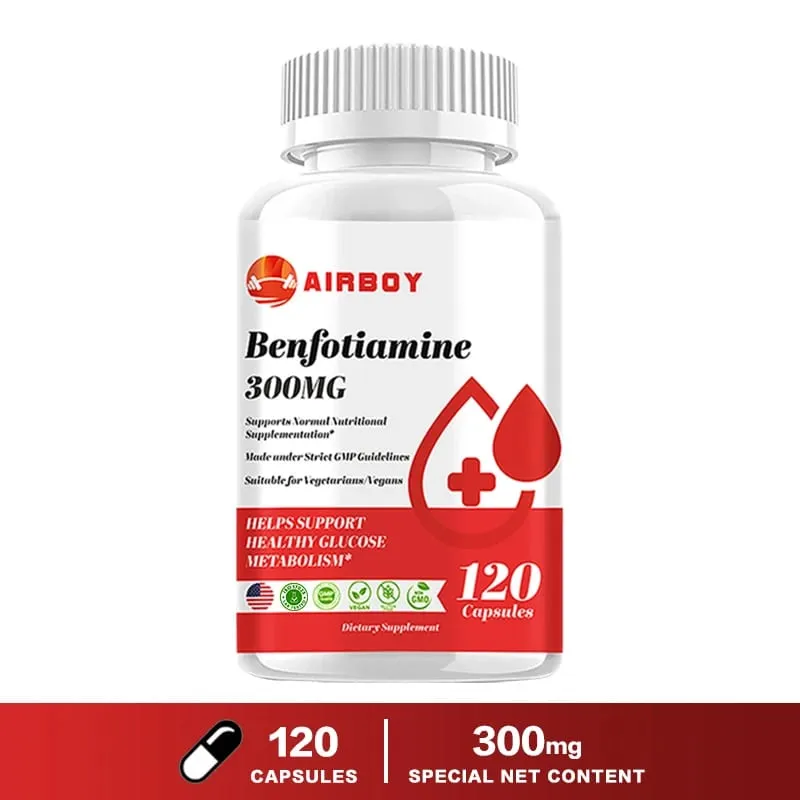 Benfotiamine - Helps Maintain Healthy Glucose Metabolism and Supports Nervous System Health