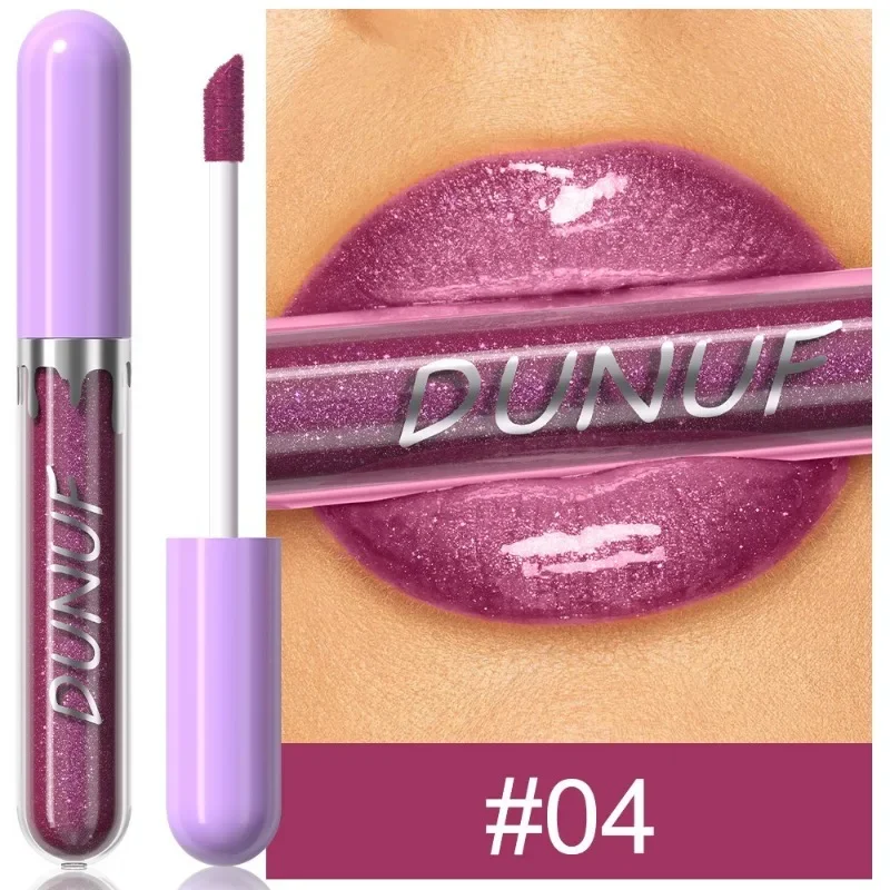 1pc Metallic Liquid Lipstick Long Lasting Glitter Lip Glaze Waterproof Moisturize Brown Lip Tint Shiny Shimmer Lipgloss Makeup — image 8