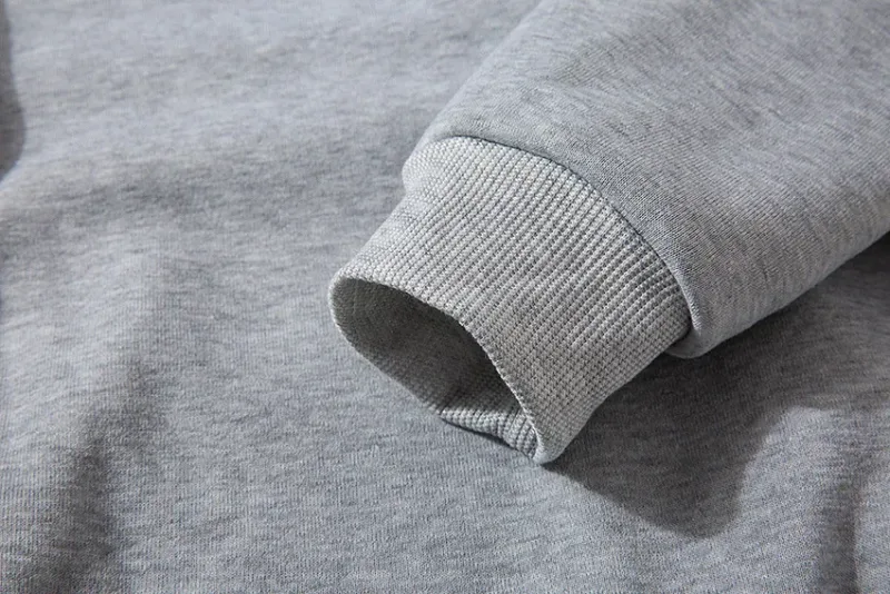 Men's Basic Pullovers Casual Sweatshirts for Men Women Solid Color Spring Autumn Hoodie Sports Long Sleeve Sweatshirt Techwear — image 3