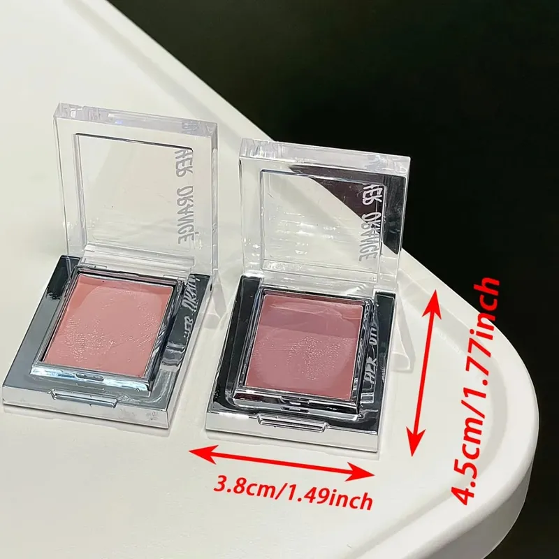 Herorange Misty Matte Cream Blush with Makeup Brush Set Low Saturation Matte Texture Brighten Skin Create Charming Makeup Looks — image 4