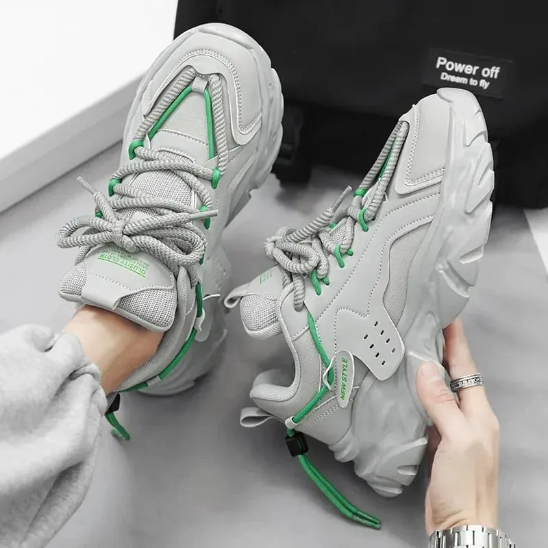 Mens Luxury Platform Sneakers 2026 Fashion Breathable Men Running Shoes Brand Non-slip Sports Shoes for Men Zapatillas De Hombre
