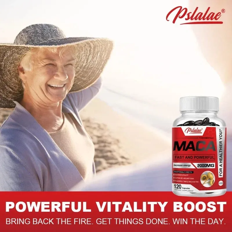 Maca Root Capsules - Boost Endurance & Strength To Maximize Vitality and Performance Muscle Mass Improve — image 6