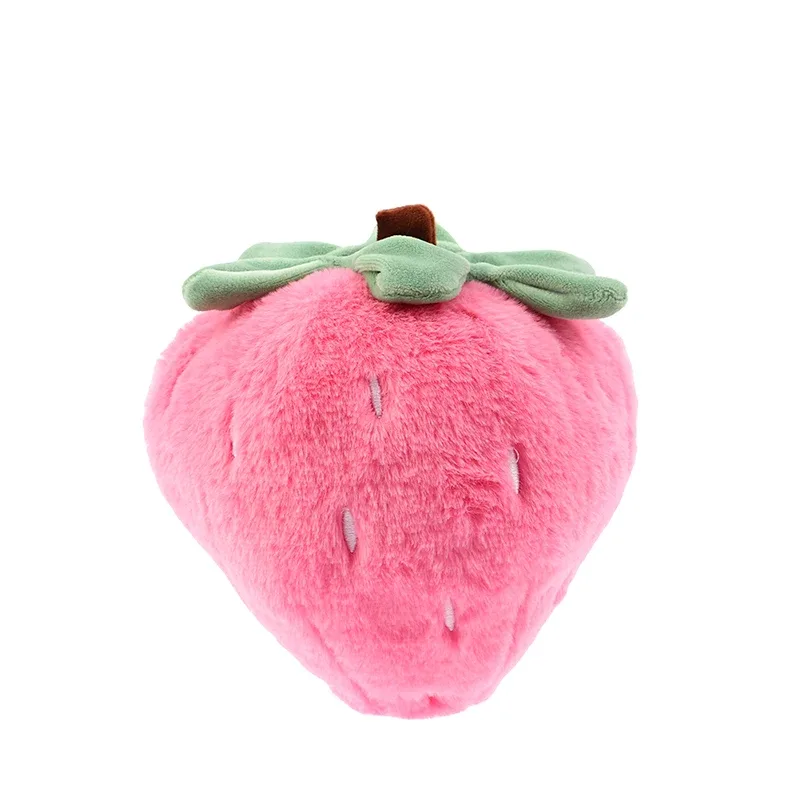 Superweiches Erdbeerkissen-Spielzeug, kreatives, leichtes, süßes Erdbeerkissen, Puppenhaus, dekorative Puppenornamente für Mädchen, Geschenk