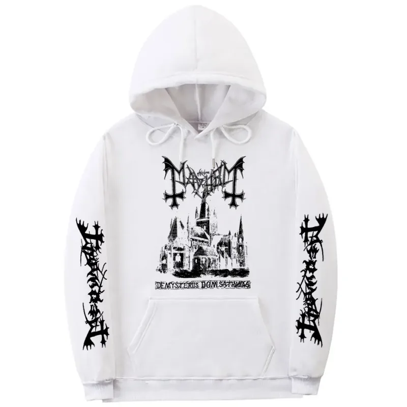 The New Mayhem Deathcrush Euronymous Dead Varg Graphic Hoodie Men Women Fashion Casual Oversized Hoodies Men's Rock Sweatshirt — image 14