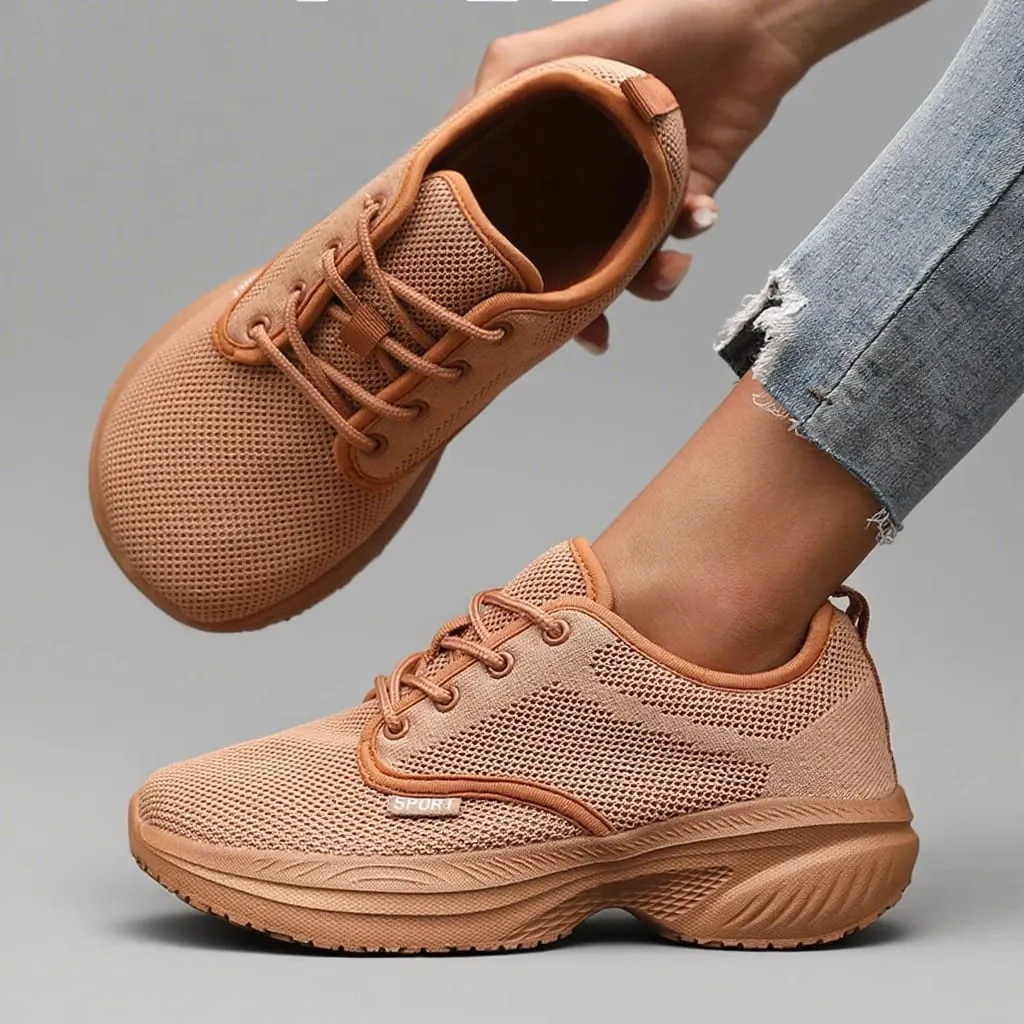Women's Wide Toe Box Barefoot Shoes Simple Breathable Comfortable Walking Shoes Men's Outdoor Sports Wide Shoes Thick Sole — image 4