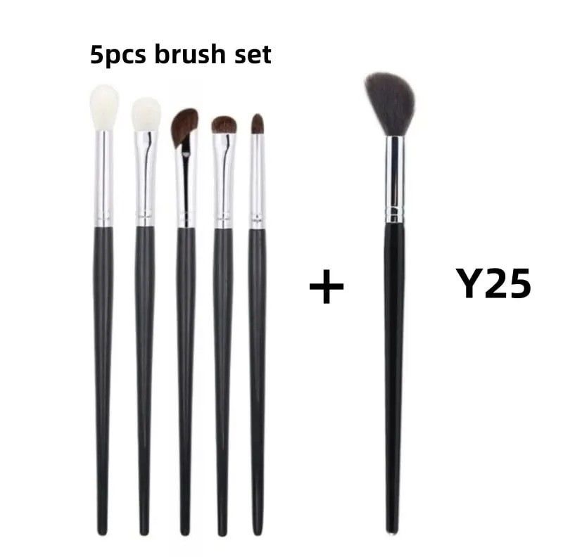 Eyeshadow Brush Set Kit Natural Hair 5Pieces Eye Shadow Makeup Brushes Beauty Tools