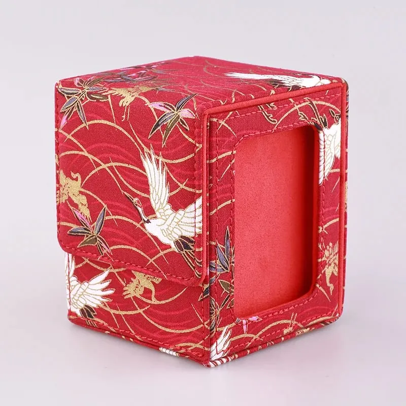 Deck Box for MTG Cards Trading Card Storage Box With Display Window Collectible Trading Card Cases Holds 120+ Sleeved Deck