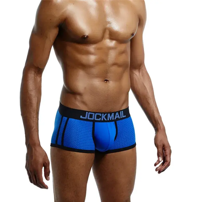 4Pcs Man Underpants Boxershorts Men Boxers Male Breathable Ice Silk Mesh Quick Drying Underwear Men’s Panties Boxer — image 10