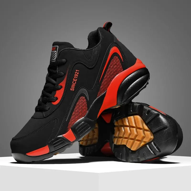 New Casual Thick Bottom Men's Sports Shoes Anti-Slippery Waterproof Male Sneakers Outdoor Walking Jogging Athletic Shoes