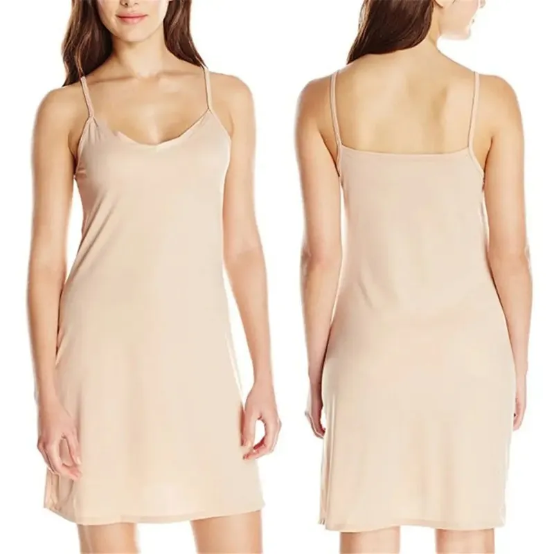 1PC Womens Sling Dress Holiday Sexy Slim Solid Short Dress Summer Camisoles V Neck Backless Sleeveless Casual Slip Under Dress