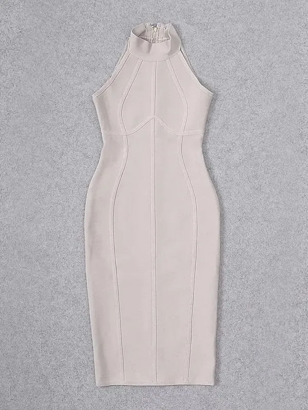 Robe d'été Sexy et élégante, élastique, blanche, couleur unie, extensible, Empire, moulante, mode femmes, robe de soirée, XL, vente en gros, 2024 — image 11