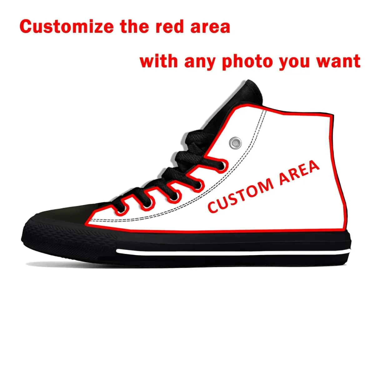 Custom Shoes Low Top High Top Sneakers High Quality Mens Womens Teenager Canvas Custom made DIY Sneaker Casual Couple Shoes