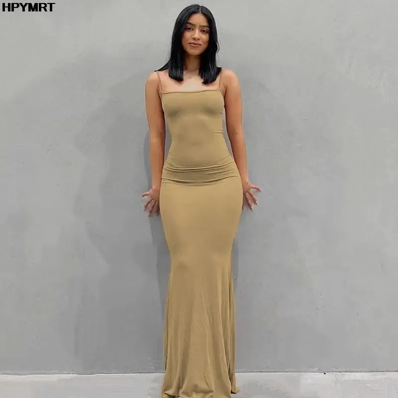 Strap Backless Long Maxi Dresses Party Club Vacation Outfits Women Sexy Casual Summer Dress 2022 Wholesale Slim Dresses Female — image 5
