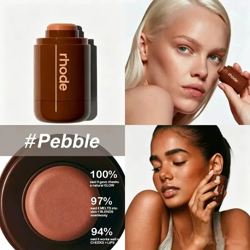 Brand Pocket Powder Blusher Stick Piggy Sleepy Girl & Bronzer Stick Portable Sunbed Sip Bake Long-lasting Easy To Color Cosmetic — image 20